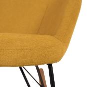 Rocking-chair jaune