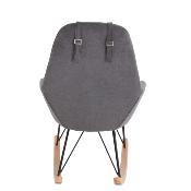 Rocking-chair gris